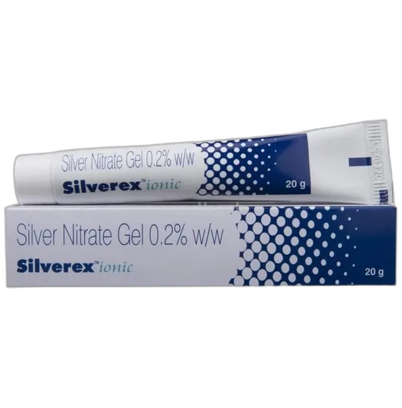 silverex ionic gel 20 gm